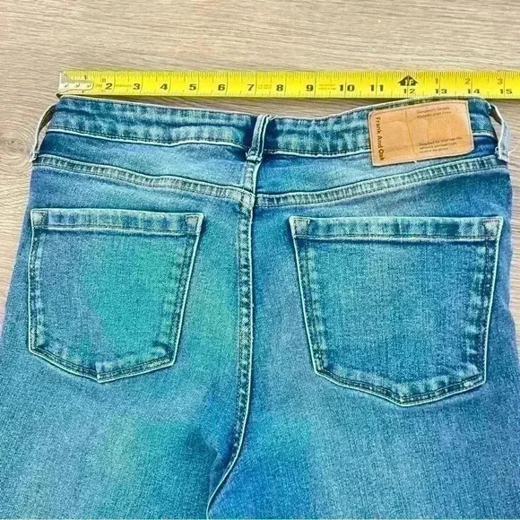 FRANK & OAK BLUE SKINNY JEANS SIZE 29 STRETCH DENIM - Picture 14 of 14